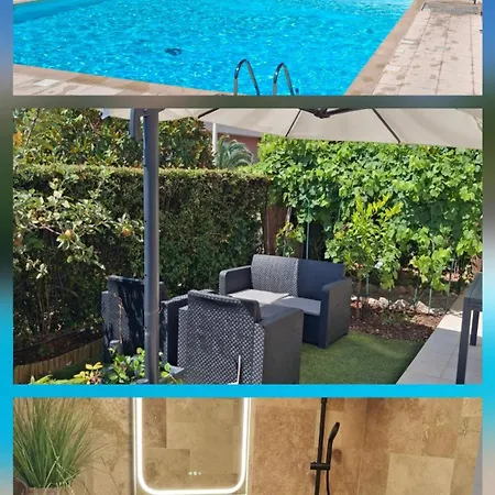 Lovely With Private Garden And A Swimming-pool Apartman *